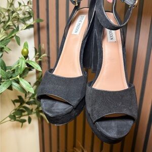 Steve Madden Madeline Black Women's Heels